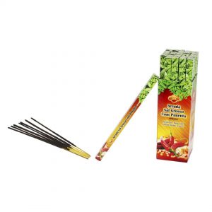 Incenso de Arruda e Sal Grosso com Pimenta