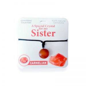 Colar "Um cristal especial para a minha irmã"