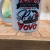 Caneca de cerâmica "Melhor do que ter você como Pai é meus filhos terem você como vovô"