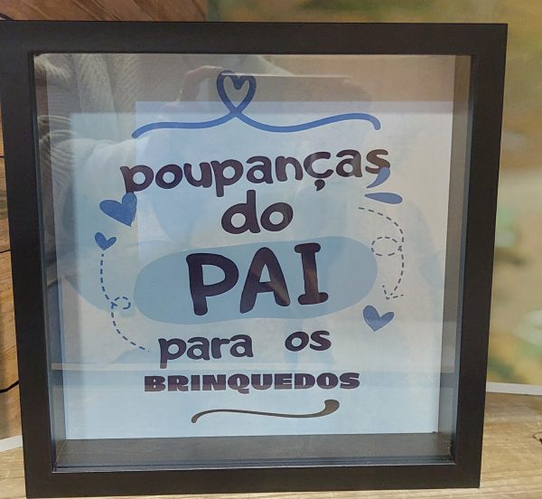 Mealheiro "poupanças do pai para os brinquedos"