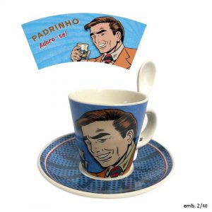 Chavina de cafe "padrinho adoro-te "