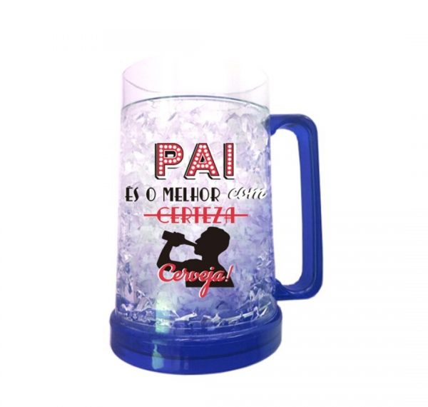 Caneca Cerveja "Pai És o Melhor com Certeza"
