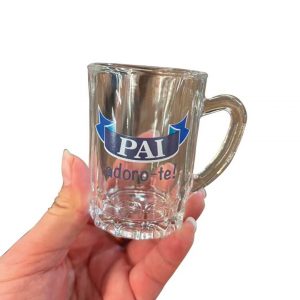 Mini caneca de vidro "Pai Adoro-te"