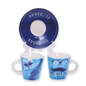 Set Chávena de Café com colher "Melhor Pai do Mundo"
