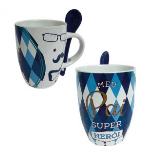Caneca c/colher pai