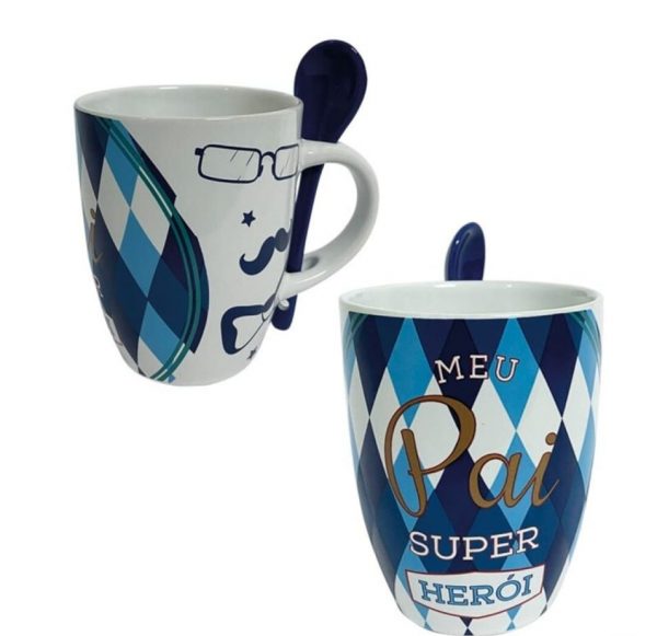 Caneca c/colher pai