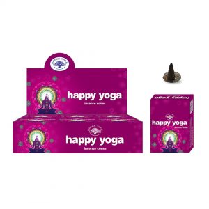 Cones de incenso para fonte de fumo de happy yoga