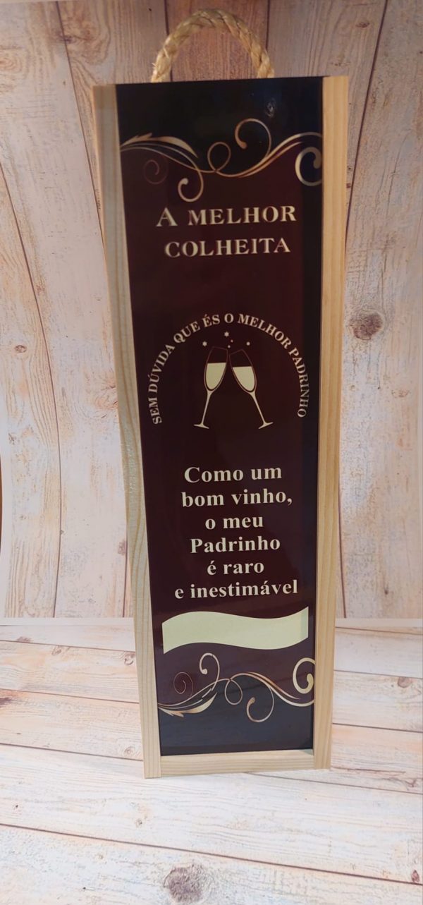 Caixa de vinho personalizada