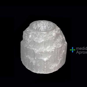 Porta velas selenite