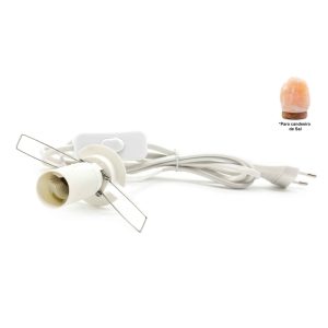 Sistema eléctrico para candeeiro de sal