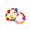 2 pulseiras de flores