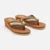 Chinelos com Cunha Camel
