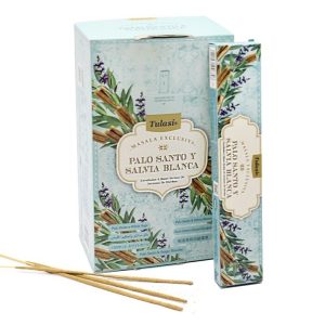 Incenso de pau santo e salvia branca