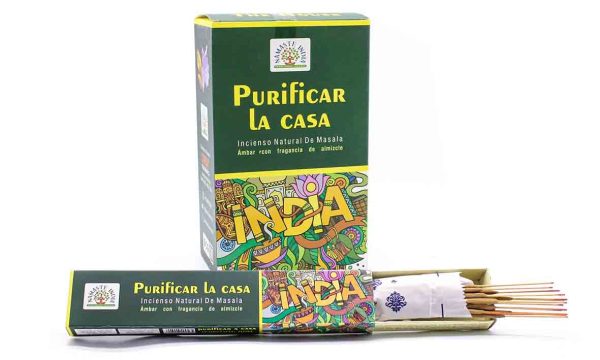 Incenso Natural de Masala Purifica a Casa