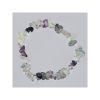 Pulseira de elastico. Mineral de Fluorite. Harmonia