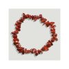 Pulseira de elastico. Mineral de Jaspe Vermelho. Energia Vital
