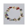 Pulseira de elastico. Mineral de Misto Quartzos. Energia