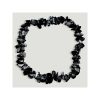 Pulseira de elastico. Mineral de Obsidiana. Identidade