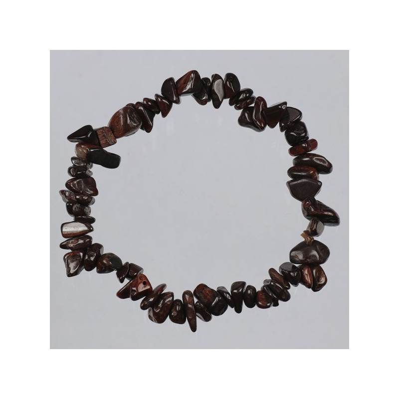 Pulseira de elastico. Mineral de Olho de Boi. Vondade