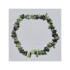 Pulseira de elastico. Mineral de Zoisita. Criatividade
