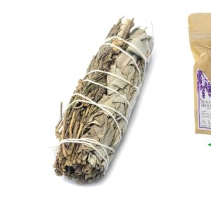 Tocha de Salvia Branca e Lavanda
