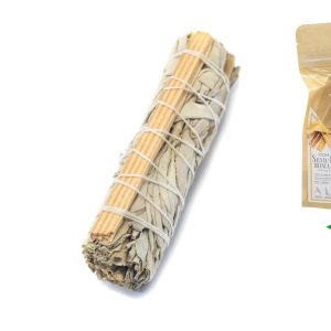 Tocha de Pau Santo com Salvia Branca