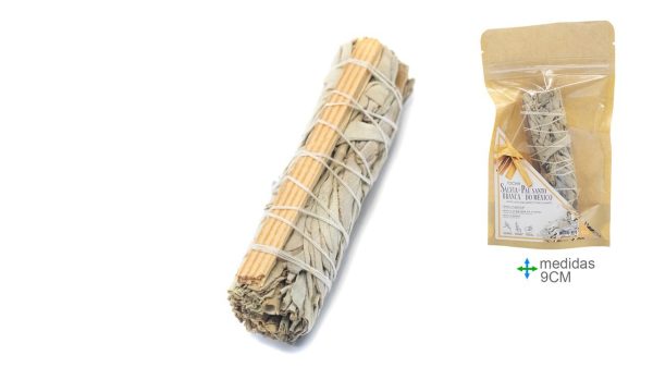 Tocha de Pau Santo com Salvia Branca