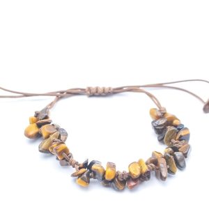 Pulseira Pedra Semipreciosa Olho de Tigre