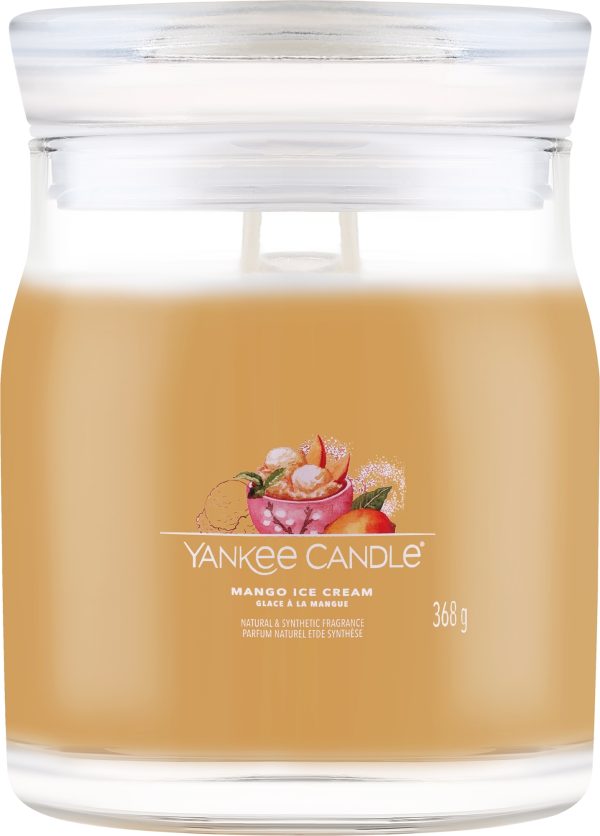 Vela Mango Ice Cream Yankee Candle